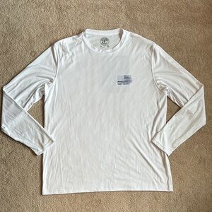 White Long Sleeve Men's Shirt